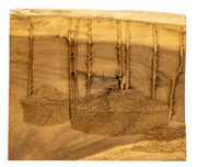 "Log Huts" Studio Carving, David Alan Original Design